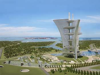 Palais Lumièrere de Pierre Cardin, projet