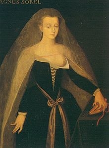 Portrait d’Agnès Sorel d’après Jean Fouquet