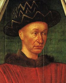 Portrait de Charles VII, par Jean Fouquet, vers 1445 ou 1450, musée du Louvre
