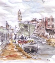 Bertrand Galimard Flavigny, XIV Toits en escalier (marché bateau)