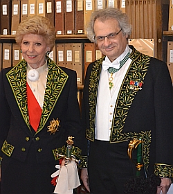 Hélène Carèe d’Encausse, Secrétaire perpétuel de l’Académie française et Amin Maalouf, de l’Académie française