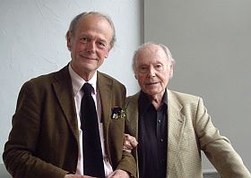 René de Obaldia avec Jacques Paugam, à Canal Académie