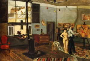 Yves Brayer, L’ Atelier du peintre aux Grands-Augustins, 1934
