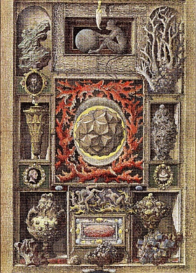 Erik Desmazières, gravure Frontispice, Exposition "Cabinet of rarities, prints and drawings", galerie Colnaghi, Londres 2012