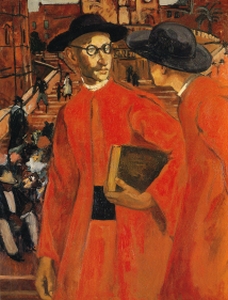 Yves Brayer, Séminariste en rouge-Rome. 1932