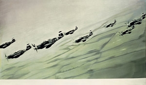 Bombardiers, 1963, huile sur toile