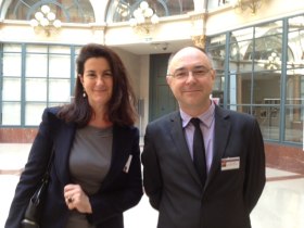 Cinzia Pasquali et Pierre Curie, Journée d’étude "Restaurer Léonard de Vinci" organisée par le C2RMF, INHA, 20 juin 2012
