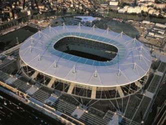 Stade de France de Saint-Denis. Le plus grand stade de France est inauguré par Jacques Chirac en 1998 © SCAU