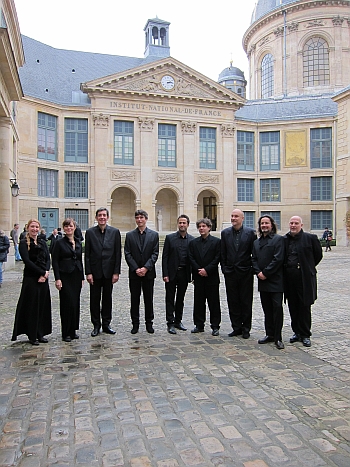 Ensemble Diabolus in musica, Prix Liliane Bettencourt pour le chant Choral 2012, Institut de France, 21 novembre 2012, Séance solennelle de l’Académie des beaux-arts