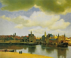 la vue de Delft de Johannes Vermeer