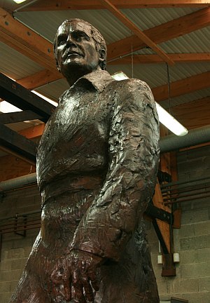 Jean Cardot, Jacques Chaban Delmas, bronze, 2012, Fonderie de Coubertin, 5 novembre 2012