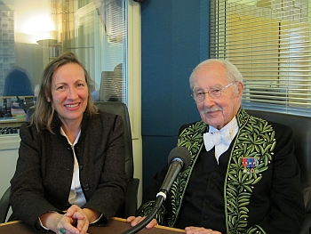 L’architecte Claude Parent de l’Académie des beaux-arts et Marianne Durand-Lacaze, Canal Académie novembre 2012