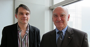 Pierre-Yves Le Pogam, Jean-Bernard de Vaivre (à droite), Canal Académie, 23 novembre 2012
