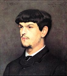 Portrait de Claude Debussy par Marcel Baschet (1884)