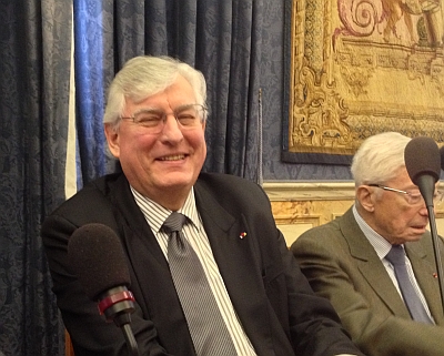 Jean-François Dehecq, président d’honneur de Sanofi-Aventis, à l’Académie de ssciences morales et politiques, 11 février 2013