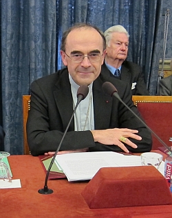 Cardinal Philippe Barbarin évêque de Lyon, 15 avril 2013, Académie des sciences morales et politiques