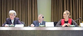Chantal Delsol, François Gros, Bérénice Tournafond, Colloque " La conscience morale ", 24 mai 2013, Institut de France