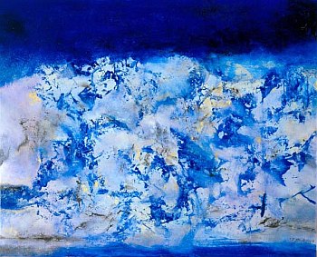 Toile de Zao Wou-Ki, 07.12.2000
